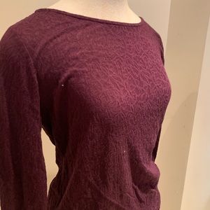 Lace long sleeved shirt